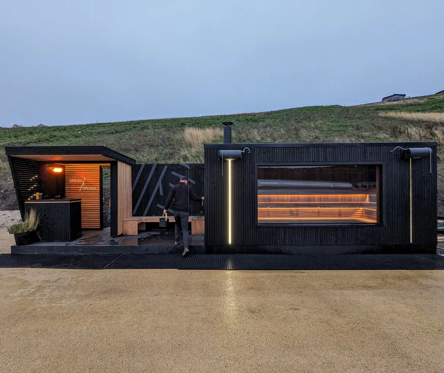 Spear Sauna at Lost Shore Surf Resort